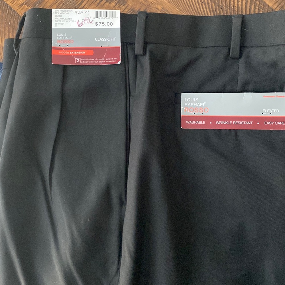 New with tags! Black dress pants men